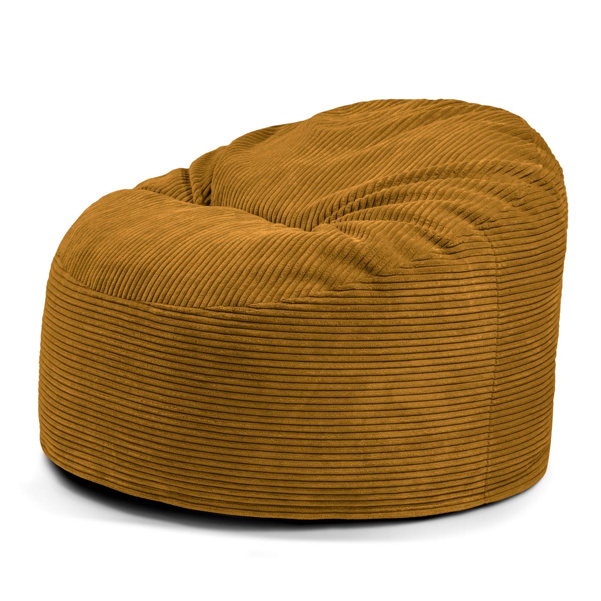 Schaumstoff Sitzsack Om 85 Waves Mustard