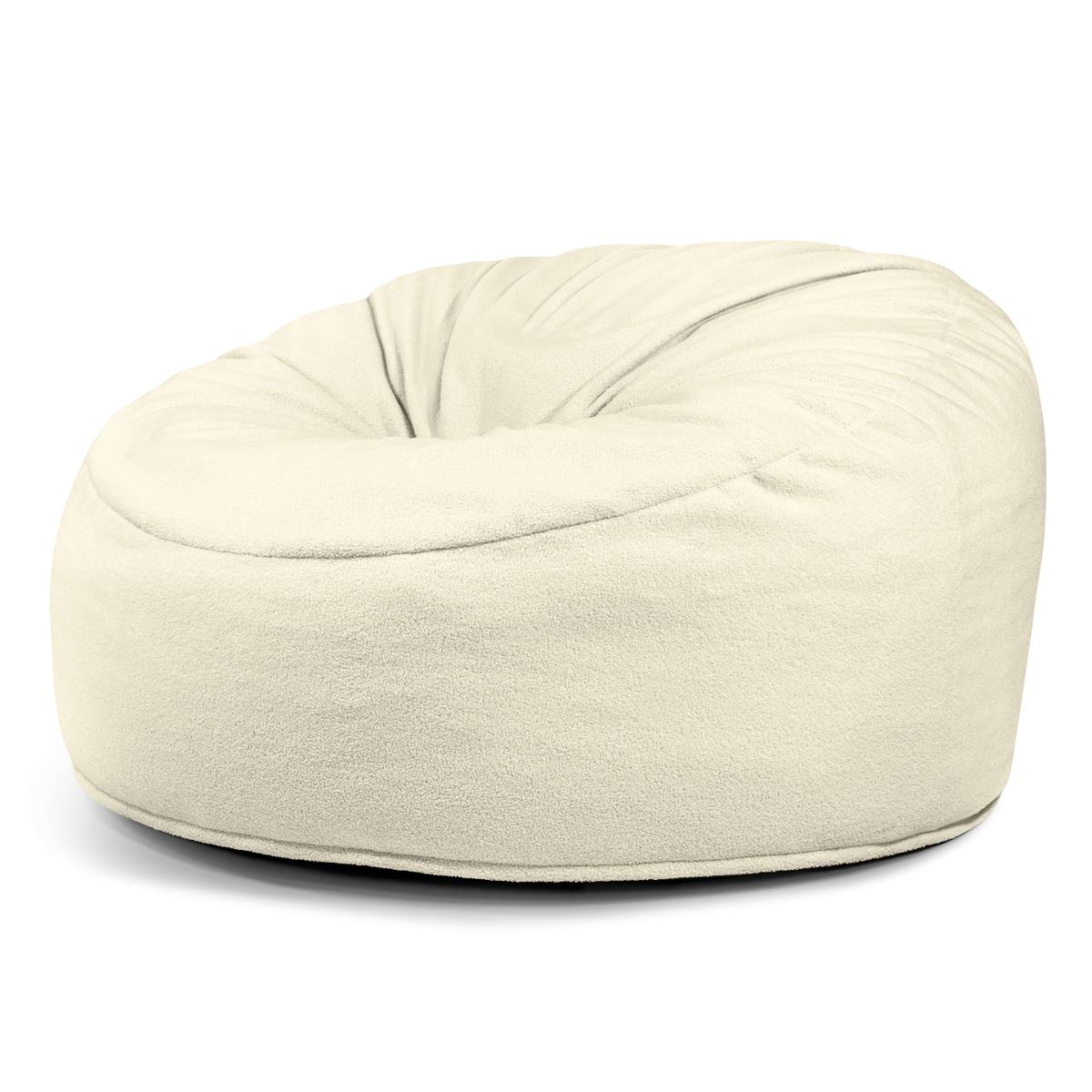 Schaumstoff Sitzsack Om 135 Teddy Cream