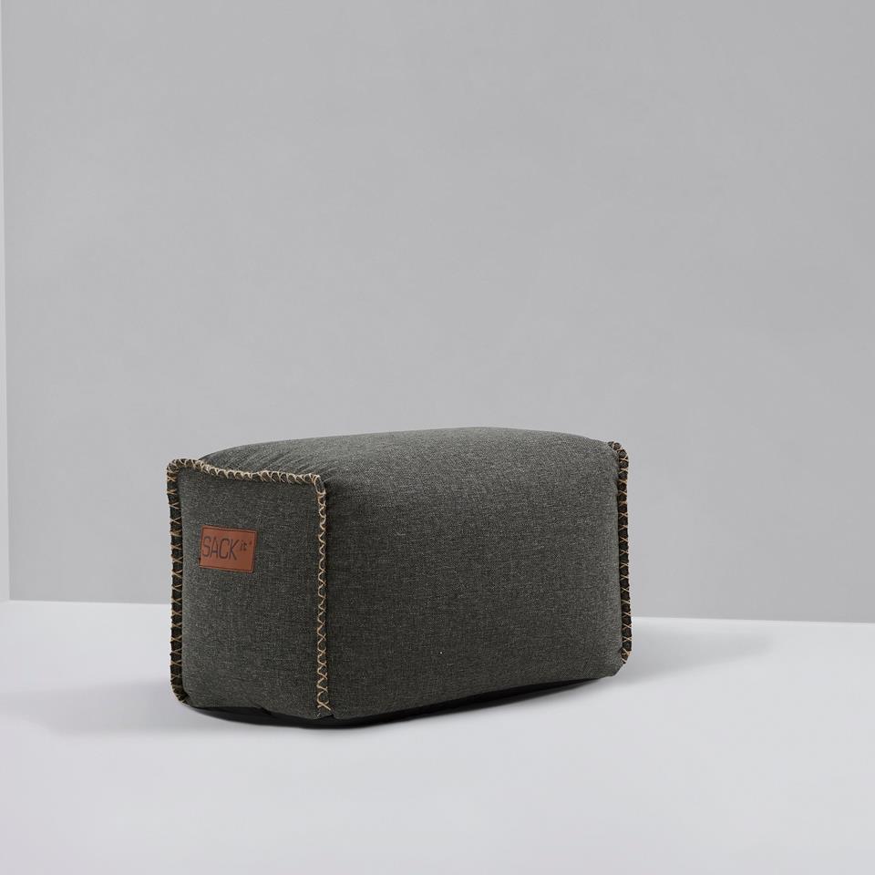 SACKit Cobana Square Pouf grey