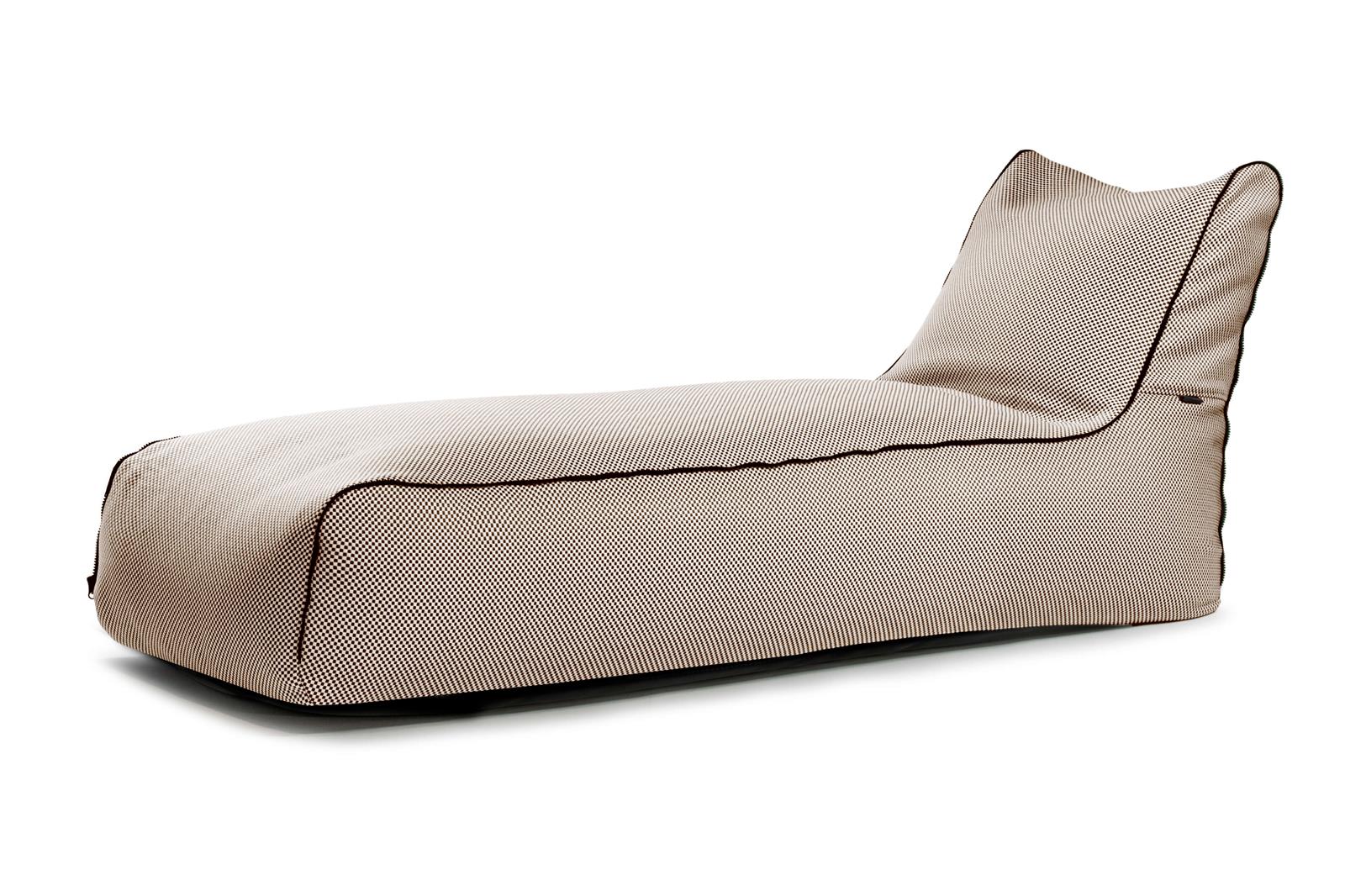 Liege Sunbed Zip Capri Brown
