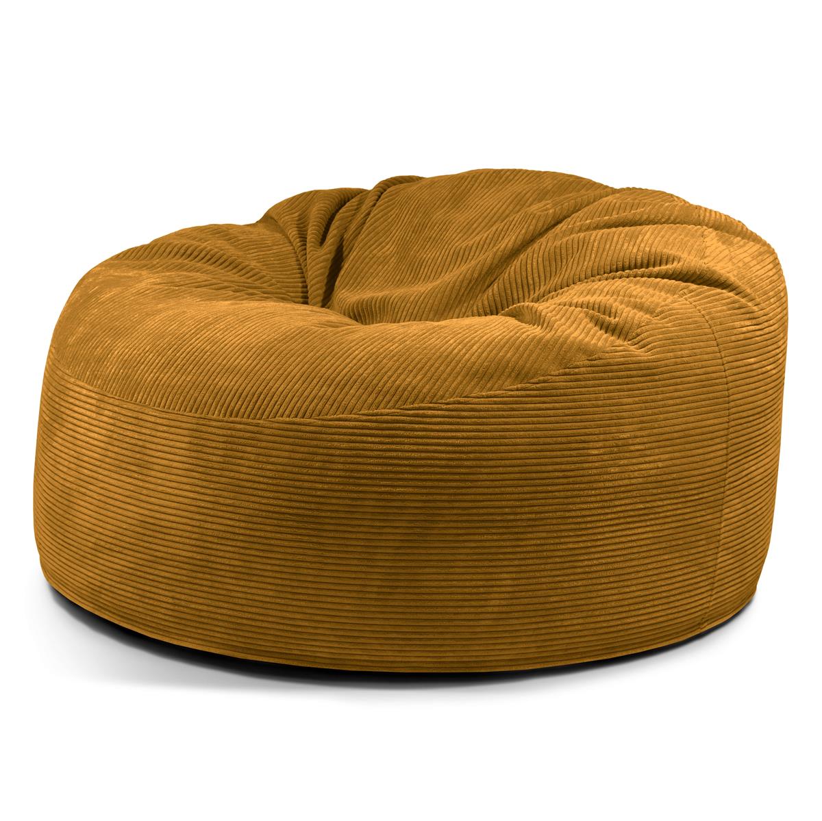 Schaumstoff Sitzsack Om 135 Waves Mustard