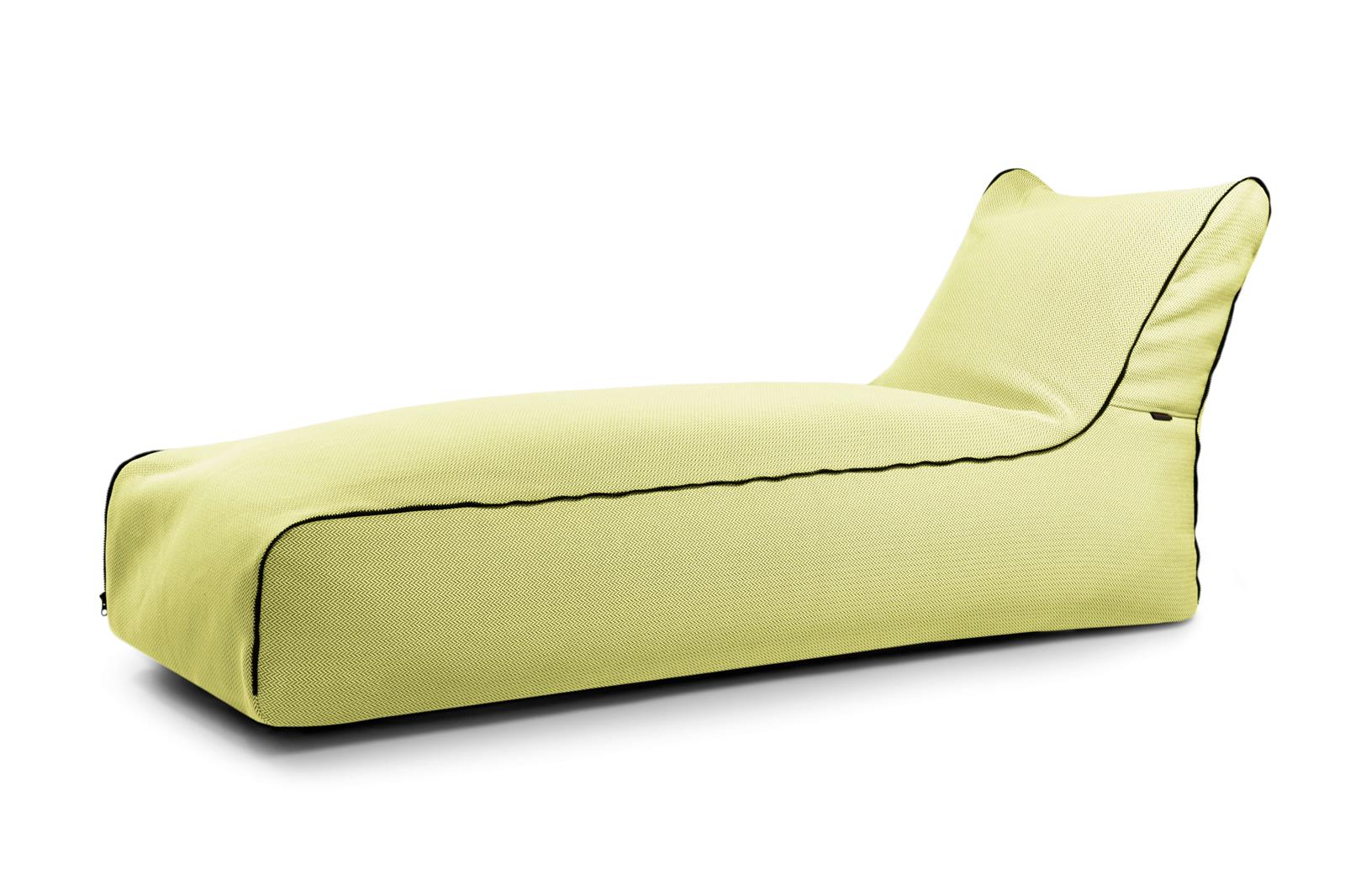 Liege Sunbed Zip Canaria Lime