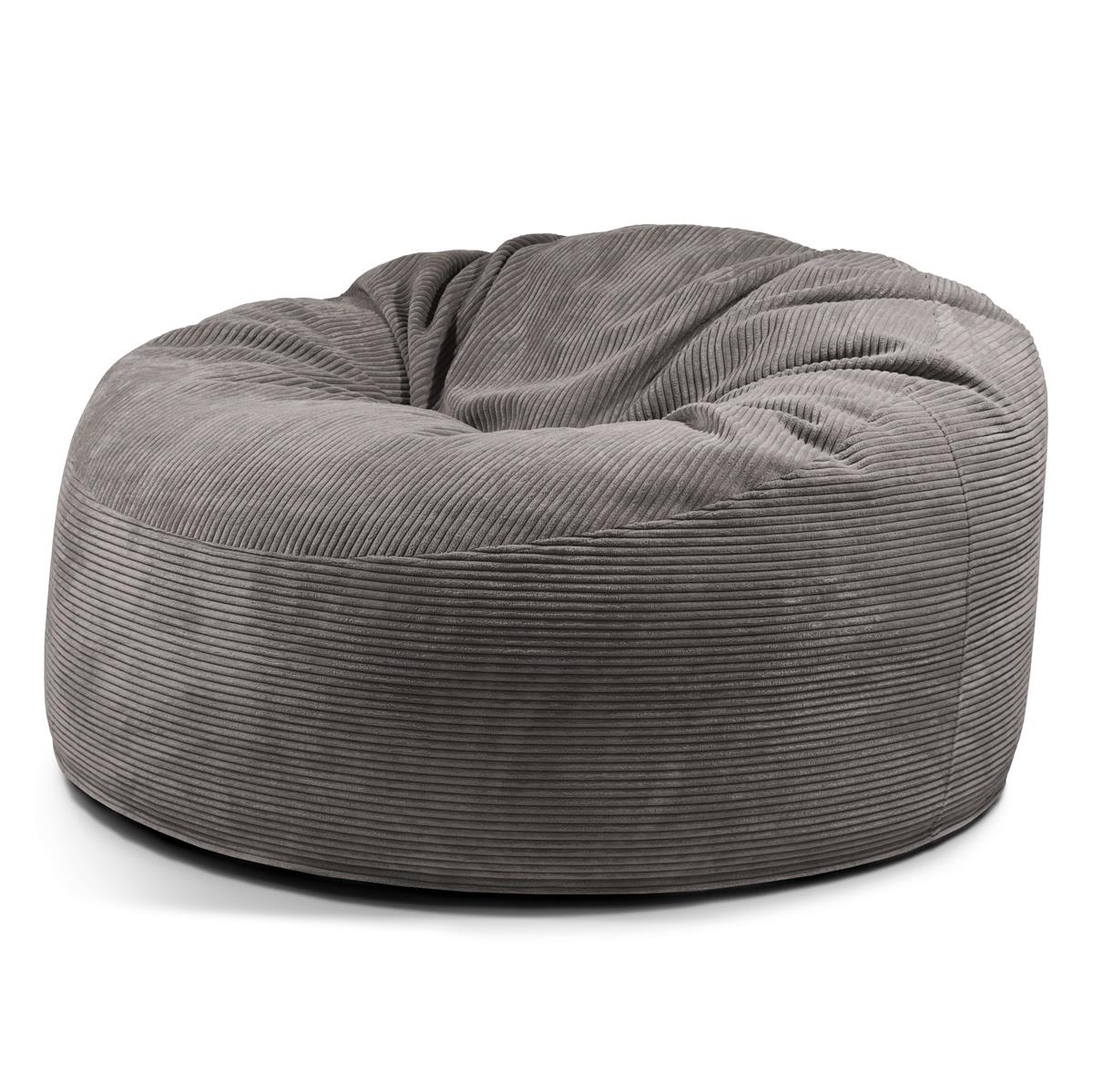 Schaumstoff Sitzsack Om 135 Waves Dark Grey