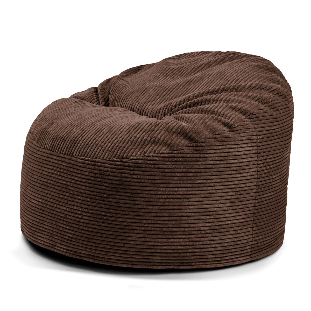 Schaumstoff Sitzsack Om 85 Waves Chocolate