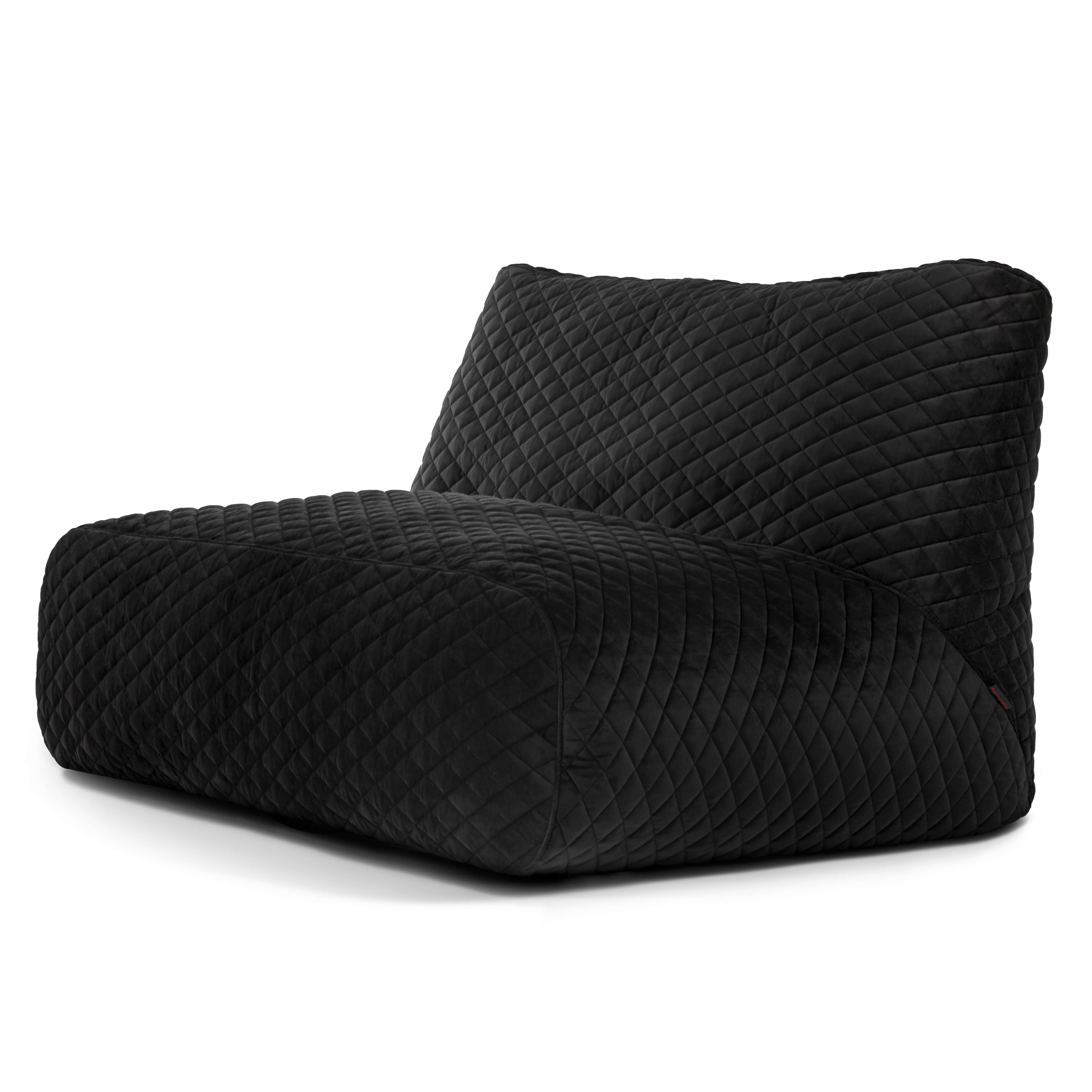 Sitzsack Sofa Tube Lure Luxe Black
