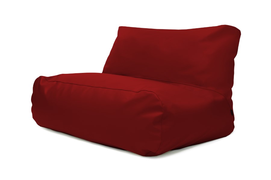 Sitzsack Sofa Tube Outside Dark Red