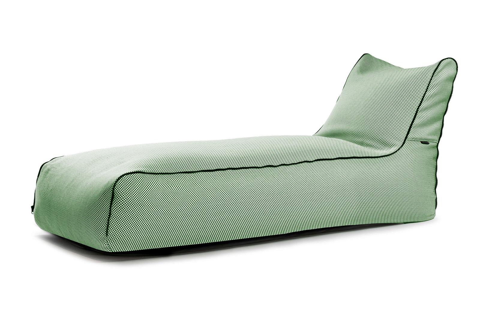 Liege Sunbed Zip Capri Green